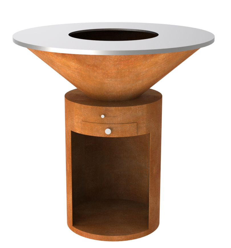 Plancha BBQ Fire Pit Grill