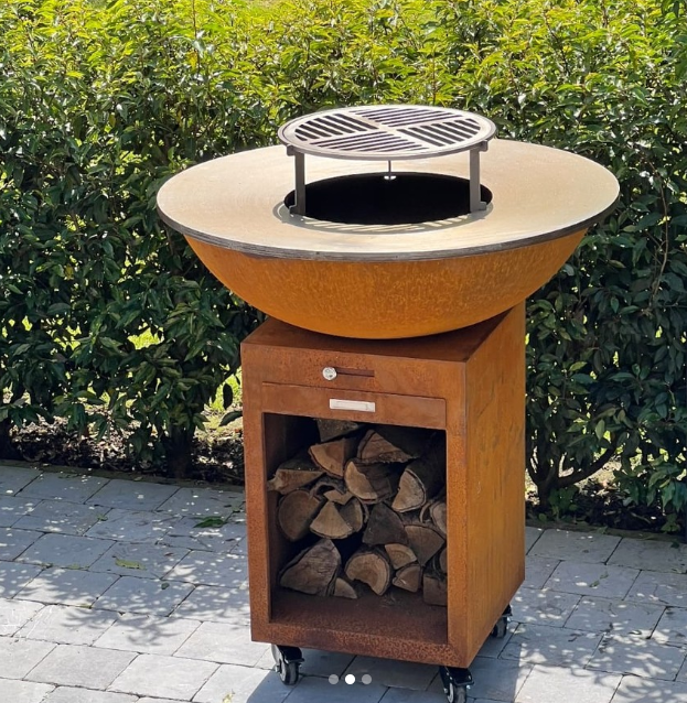 Plancha BBQ Fire Pit Grill