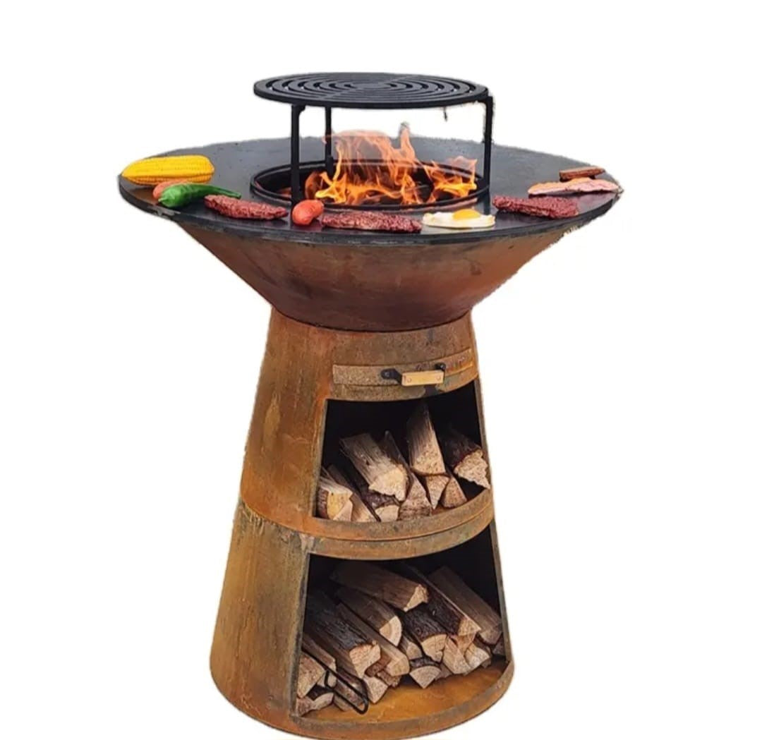 Plancha BBQ Fire Pit Grill